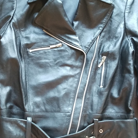 Black Leather Jacket - Picture 8 of 12